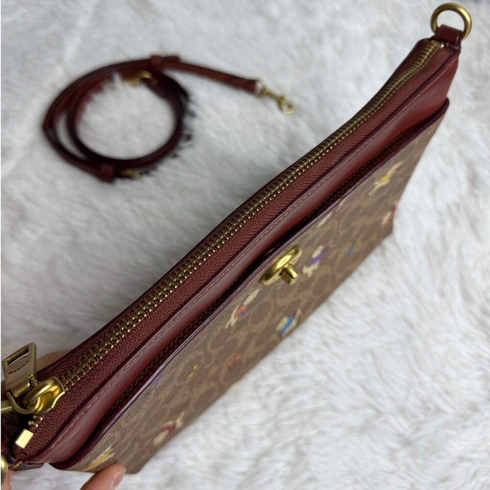 COACH Polly Crossbody In Signature Canvas - Picture 4 of 14